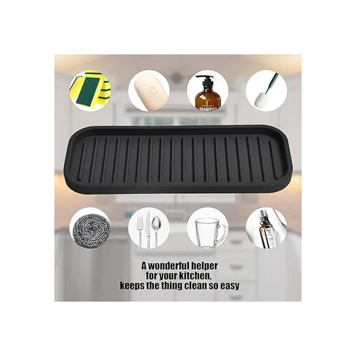 Soporte de esponja de silicona para fregadero de cocina_2