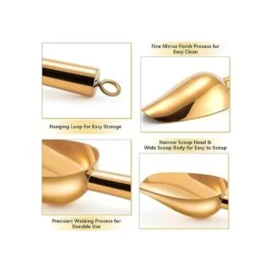 TeamFar Juego de 2 cucharadas pequeñas de acero inoxidable_3