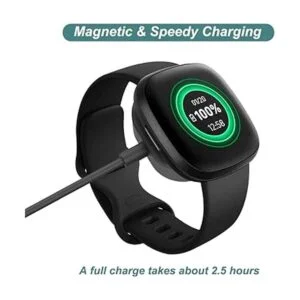 Kissmart Cargador de repuesto compatible con Fitbit Versa_3