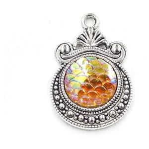 Acxico Juego de 15 colgantes de sirena con diseño de_6