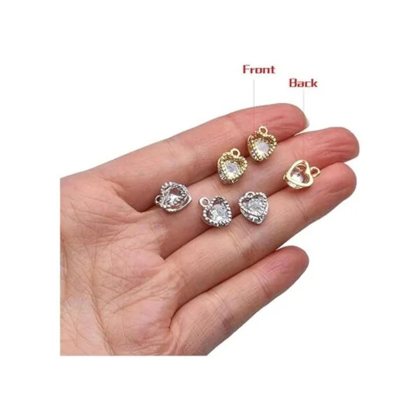 Aylifu 20pcs Cubic Zirconia Aleación Joyería Encantos En_7
