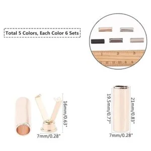 PH PandaHall Juego de 30 puntas de cordones de aleación_3