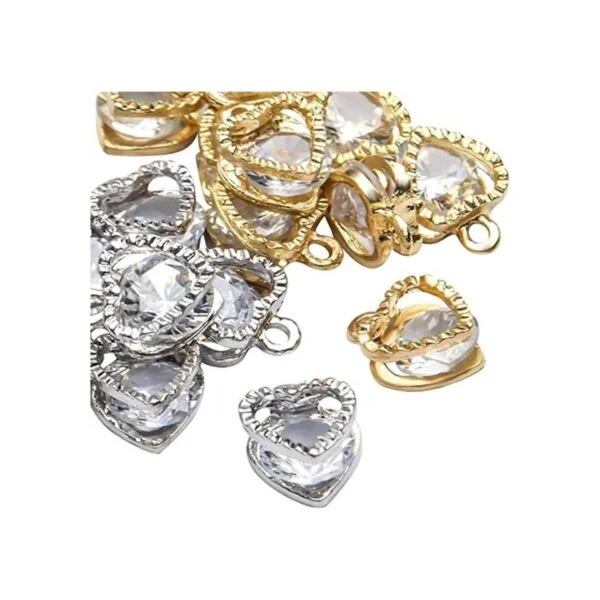 Aylifu 20pcs Cubic Zirconia Aleación Joyería Encantos En_4