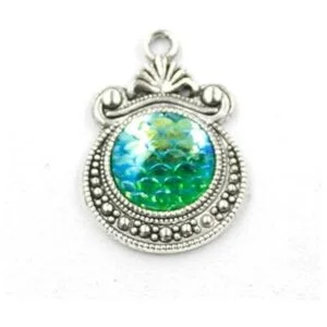 Acxico Juego de 15 colgantes de sirena con diseño de_4