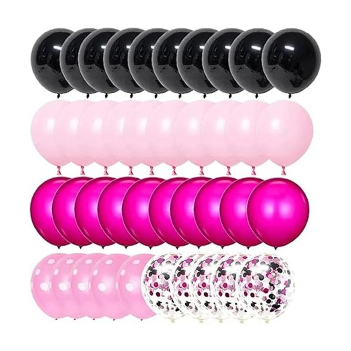 Decoraciones de fiesta de cumpleaños de color rosa_1