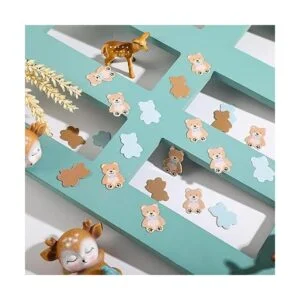 Juego de 300 piezas de confeti de oso para baby shower_3