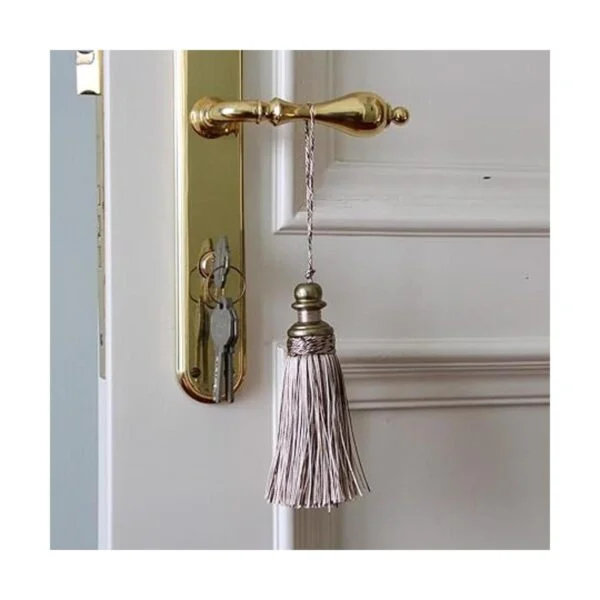 HedongHexi Paquete de 2 borlas de borla con bucles hechas_6