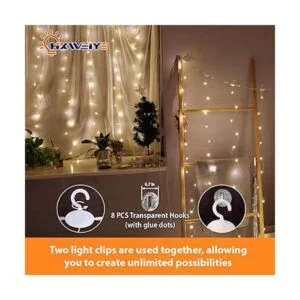 HXWEIYE Cortina de luces cortas para ventana pequeña 3.3_4