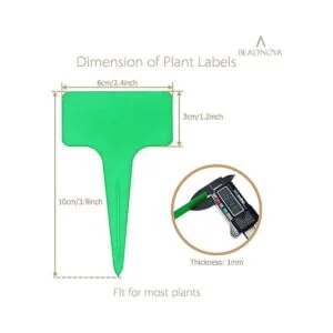 Beadnova Etiquetas para plantas 140 unidades diseño de T_2