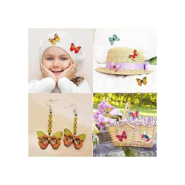 200 botones de mariposa de madera para manualidades_6