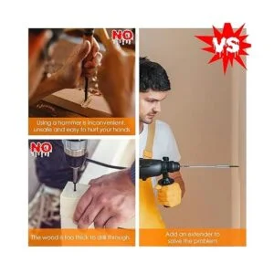 Juego de 4 brocas de extensión de 14 extensión de broca_5