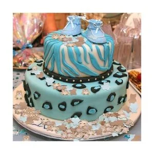 Juego de 300 piezas de confeti de oso para baby shower_5