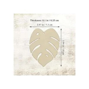 Creaides Plam Leaf Wood DIY Crafts Cutouts Madera Tortuga_2