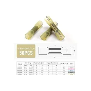 Conectores de cable termorretráctiles 50 piezas de 1210_2