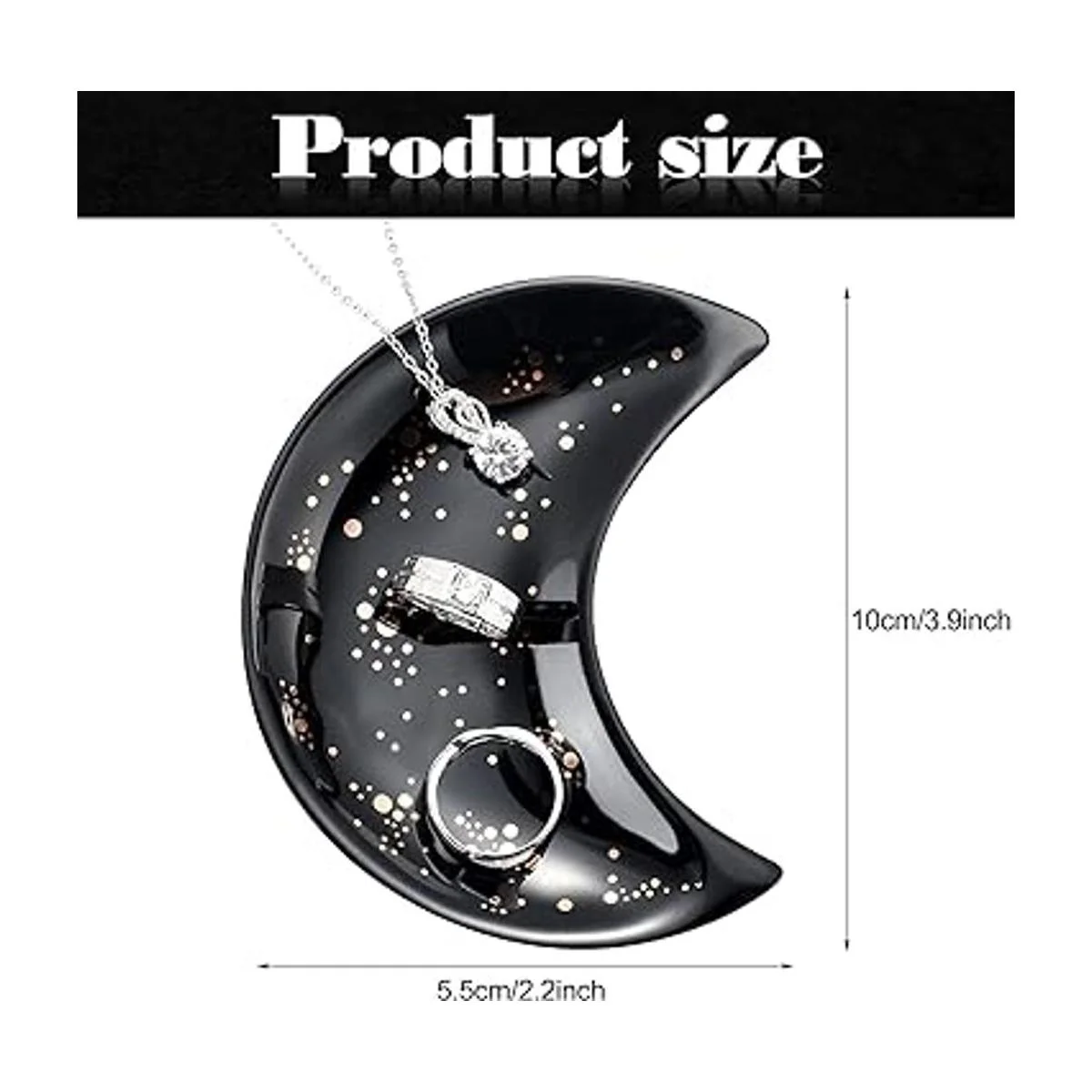 2 bandejas de platos de joyería de luna para joyas plato_2