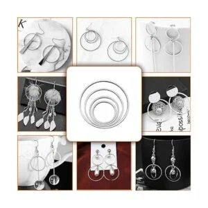 70 aretes de aro de cuentas para encontrar aretes redondos_5