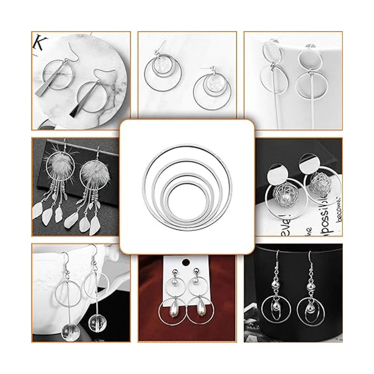 70 aretes de aro de cuentas para encontrar aretes redondos_5