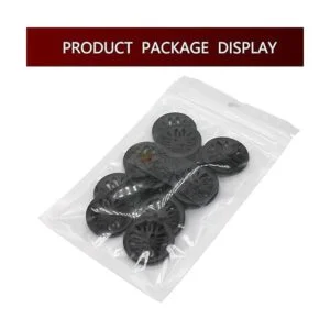 Raydodo 12 botones negros mate de 0.984 in para botones de_7