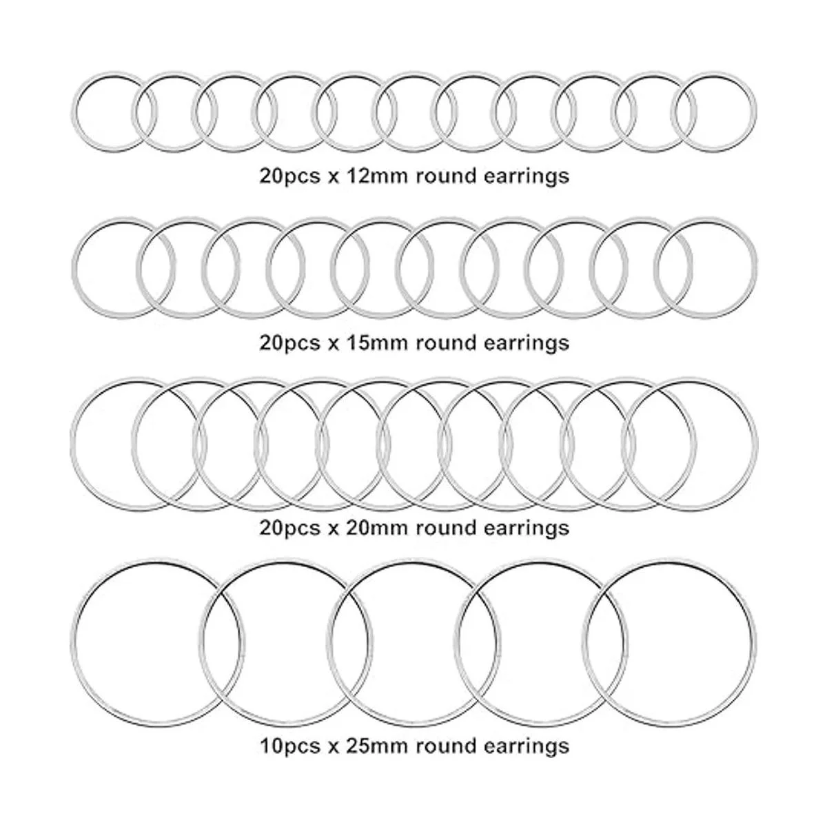 70 aretes de aro de cuentas para encontrar aretes redondos_2