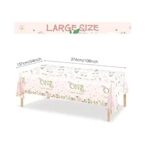 Mantel de plástico para fiesta de primer cumpleaños 3_2