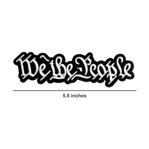 Parche We The People para planchar 5.5 in preámbulo de_2