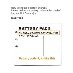 KLIC7005 Cargador USB para cámara Kodak EasyShare C763 y más_3