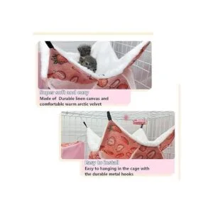 LEFTSTARER Hamaca colgante de animales pequeños para_4