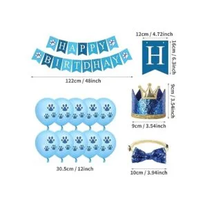 Selemoy Suministros de fiesta de cumpleaños para perros_3