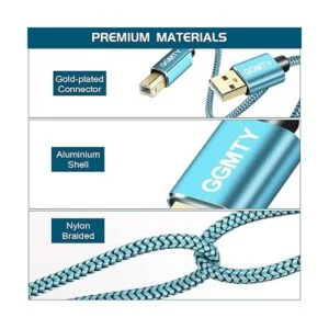 Cable de impresora GGMTY de 15 pies cable de impresora_6