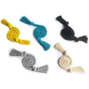 Yteseery Paquete de 4 lazos de cortina lazos de cortina_6