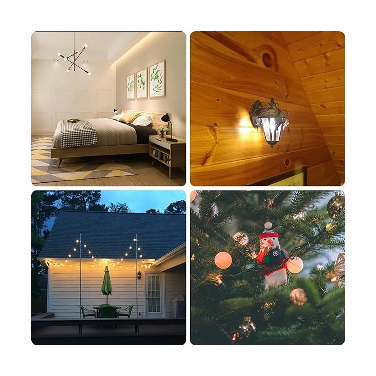 ProCrus Bombilla LED E26 G14 de 1 W pequeñas bombillas_5