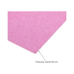 uxcell Hojas de espuma EVA con purpurina morada de 11 x 8_3