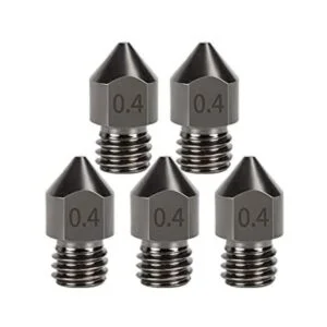 5 unids acero endurecido MK8 boquilla 0.016 in Hotend_1
