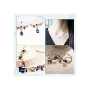 AHANDMAKER Dijes de cristal de lágrimas 100 cuentas de_7