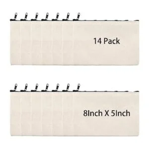 PABUES Paquete de 8.3 4.7 pulgadas en blanco para_1