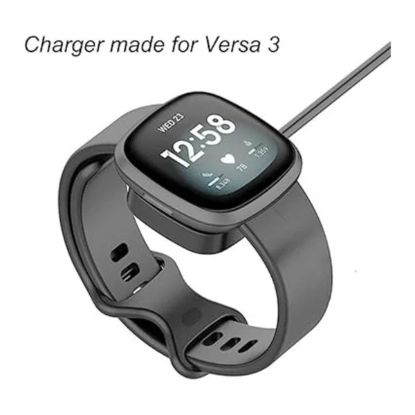 Emilydeals Cargador compatible con Fitbit Sense cable de_2