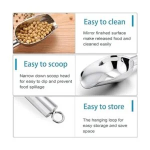 PP CHEF Mini recipiente de 3 onzas cuchara de hielo de_4