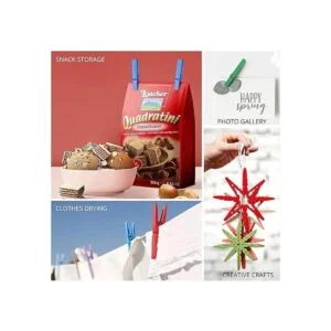 Pinzas para ropa de colores alfileres de madera de_4