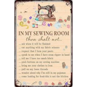 Cartel de estaño vintage y elegante para decoración de_1