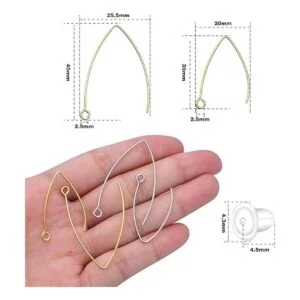 40 ganchos de acero inoxidable en forma de V_3