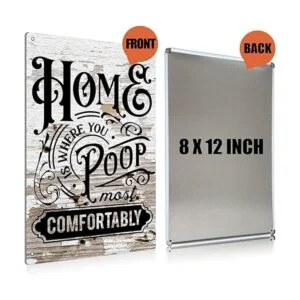 Letrero de metal para decoración de pared diseño de casa_2