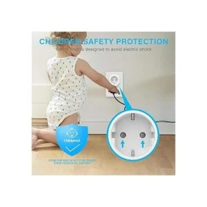 Paquete de 1 adaptador de enchufe de Europa a EE. UU._5