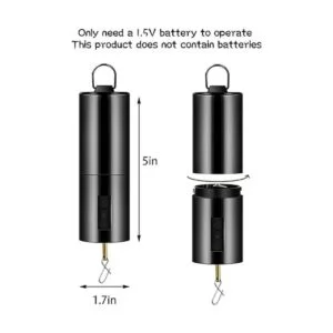 Colgando Negro Motor Rotatorio Viento Spinner Motor Móvil_2