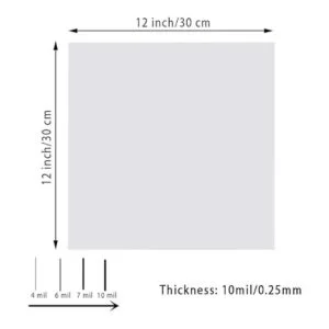 Paquete de 10 hojas de Mylar de 10 millas 12.0 x 12.0 in_2