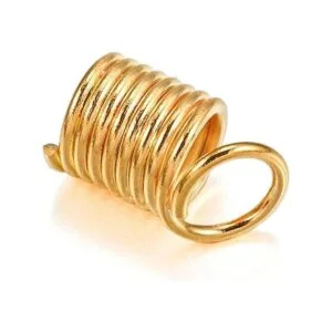 400 piezas de metal de color mixto tubo de bobina extremos_3