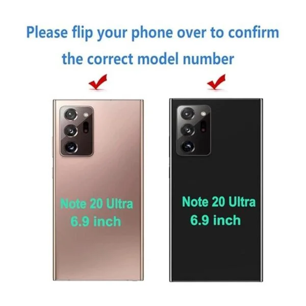 2 piezas OEM Note 20 Ultra cámara de repuesto de vidrio_3