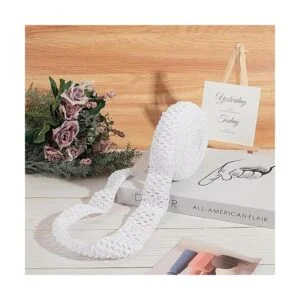 GORGECRAFT Cinta elástica de ganchillo de 5.5 yardas de_5