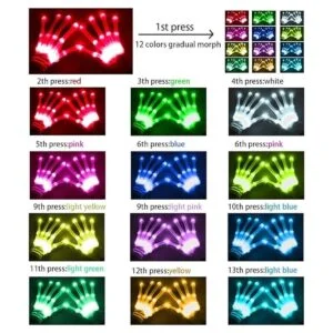 VICSPORT Guantes LED para adolescentes adultos niños_2