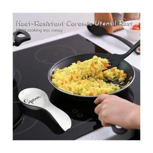 DAYYET Soporte grande para cucharas de cerámica para_4