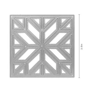 Troqueles de corte geométrico huecos de metal_2